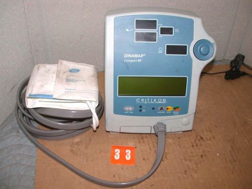 Critikon Dinamap Compact BP 117207 Patient Monitor used condition  Free S&amp;H