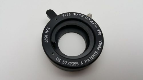 NEW Image Coupler Nikon Coolpix 950 C-Mount CCD Cameras 35mm quick release