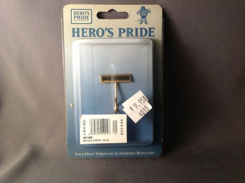 NIP Hero&#039;s Pride Police Fire Whistle Hook  - Gold #4015G