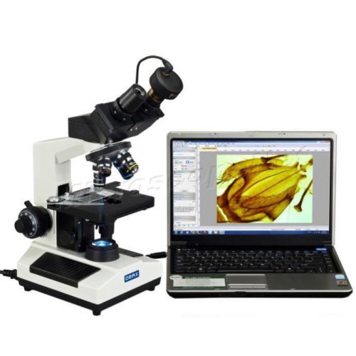 40x-2000x binocular led compound microscope with 5mp digital camera for sale