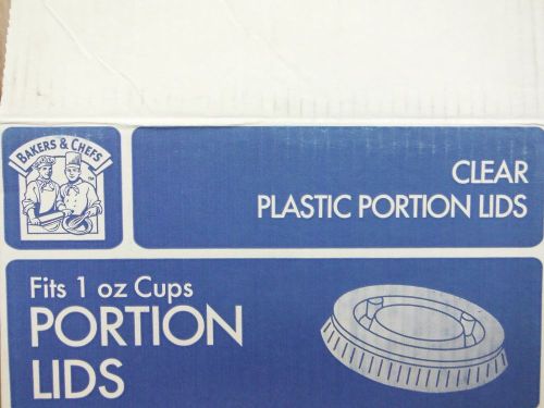 Bakers &amp; Chefs 1oz Portion Cup Lids 100 Count (WR)