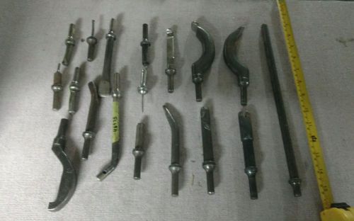 18 pc set of ATI (Snap On Tools) Rivet Set tools American Made #3