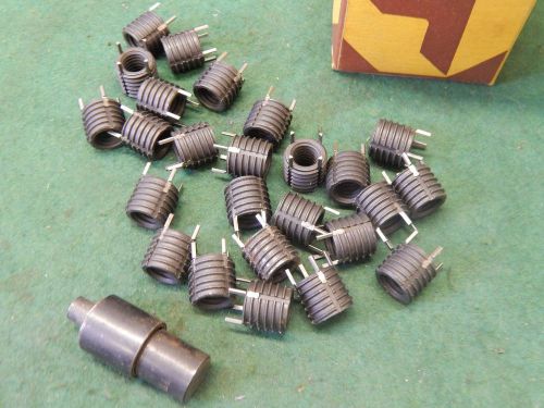 Lawson 3/8&#034;-16 TPI Helical Inserts For Thread Repair 20pcs with Seating Tool