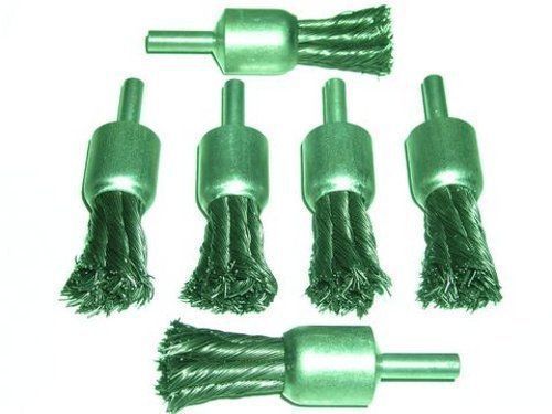6pcs 3/4&#034; knot end brush wire power drill steel (19mm) for sale