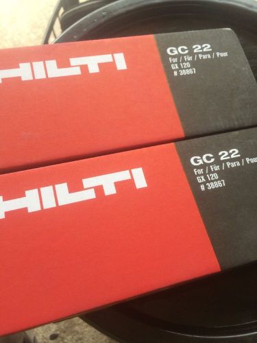 2 New Hilti Gas Canister Gc 22 For Gx 120 New   18 Feb 2018