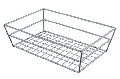 American metalcraft  (rmb59c) rectangular wire grid basket chrome for sale