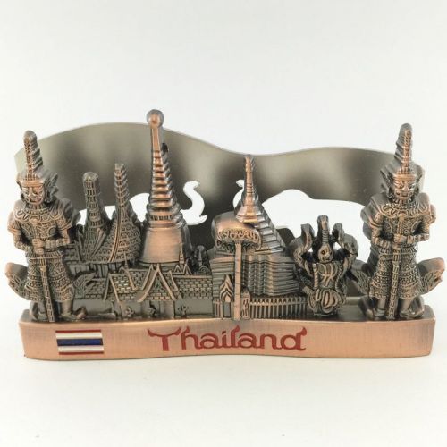 Wat Phra Kaew Thailand Elephant Business name Card Holder Id Credit Souvenirs