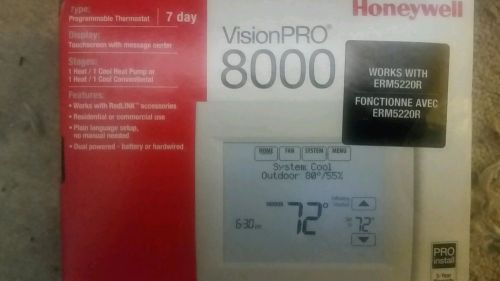 New Honeywell vision pro 8000 wi-fi thermostat 1 stage heat/ 1 stage cool