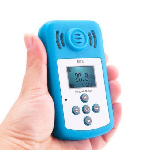 Digital oxygen concentration detector, portable sound alarm oxygen meter for sale
