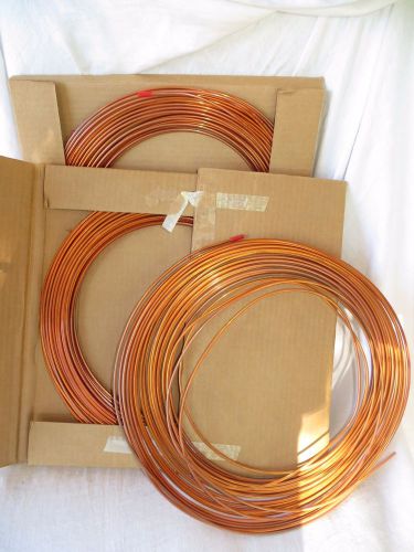 Copper refridgeration tubing 1/8&#034;  275&#039; - 3 rolls for sale