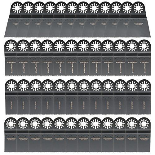 BABAN 48 Pcs Oscillating Multi Tool Saw Blade accessories Set For Fein