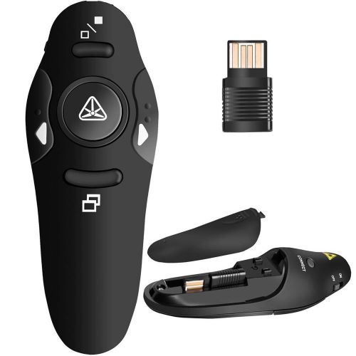 RF 2.4GHz Wireless Presenter Remote Presentation USB Control PowerPoint PPT Clic