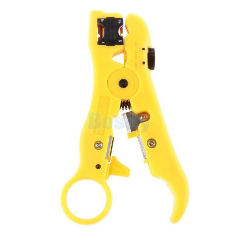 Rotary coax cable wire flex cutting stripper tool rg59 rg6 cat5 cat6 for sale