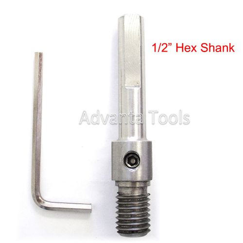 Dry Core Bit Adapter Convert 5/8”-11 Arbor to 1/2” Hex Shank for electric Drill