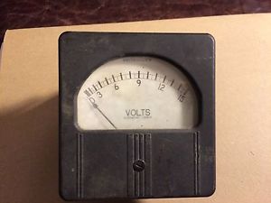 Large Vintage Westinghouse AC Volts Meter Measures 0-15 Gauge