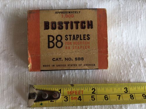 Vintage Bostitch Staples Box-SB8-ORIGINAL BOX-no Staples Just Box