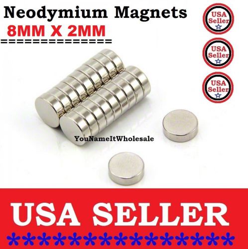 40) Neodymium Magnets 8mm x 3mm N50 Super Strong Magnets DIY Craft Projects