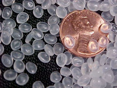 8 lbs Translucent/Clear Poly Plastic Pellets -Crafts,Stuffing,Injection Molding