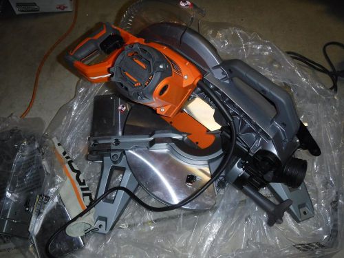 RIDGID R4122 15-Amp 12 in. inch Dual Bevel Miter Saw with Laser