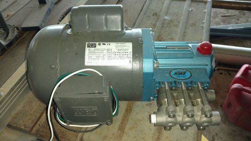 CAT 2SF25SEEL Pump 2.5 gpm 1200 psi  W/ WEG model 5036ES1BB56C Electric Motor