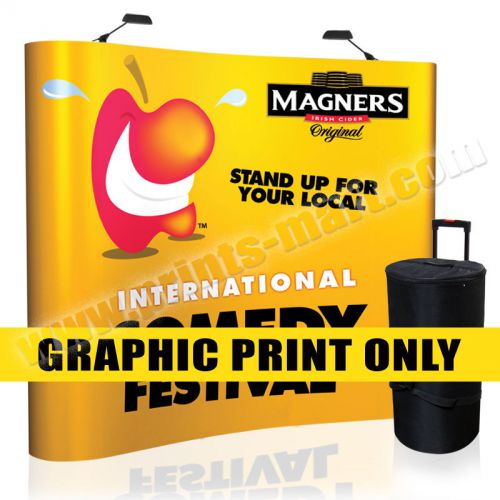 Replacement Graphic 8&#039; Trade Show Pop Up Display Banner Stand Exhibits Banner