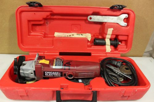 Chicago electric 4 1/2&#034; heavy duty angle grinder/cutter~no.91223 in hard case for sale
