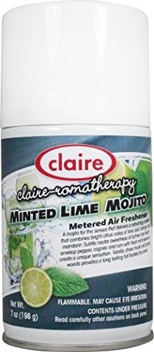 Clair CL150 Metered Air Freshener, Minted Lime Mojito, 7 oz. Can (Pack of 12)