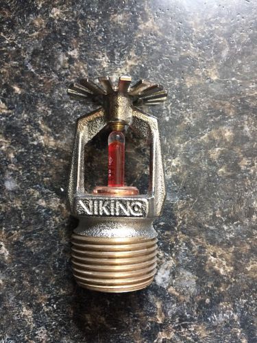 4 Brass Viking Brand Pendent Fire Sprinkler Heads