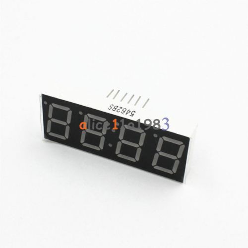0.56&#034; 4 Digit Super Red LED Display Common Anode with Time Display 12 Pins