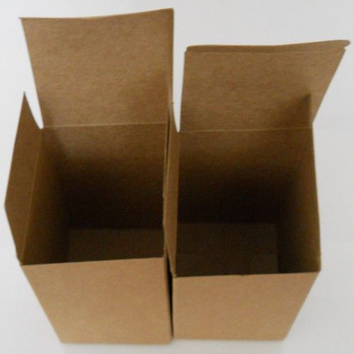 Brown kraft paper foldable card package box cardboard gift packing box for sale
