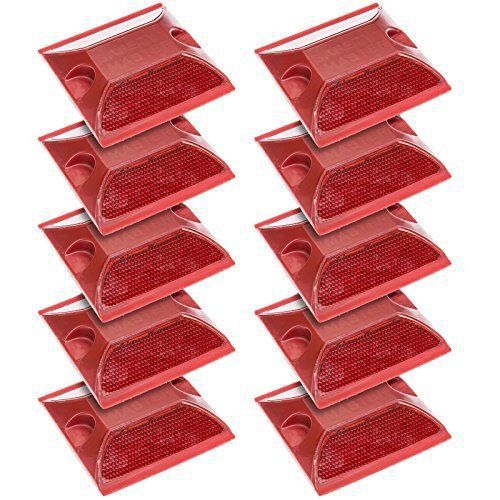 10 pack commercial reflective road pavement marker red for sale