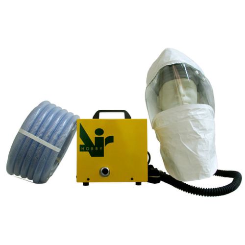 Hobbyair 1 Supplied Air System with 40 ft Hose &amp; Air Supplied Tyvek Hood