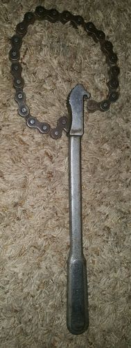 Vintage Tools OTC Owatonna Tool Co. 887 Chain Pipe Wrench 11-7/8&#034; USED View Imgs