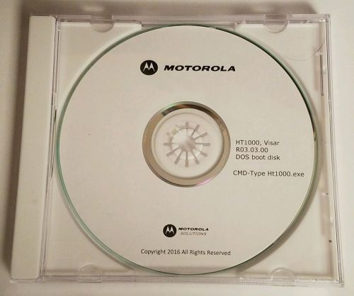 MOTOROLA Visar JT1000 HT1000 RSS RVN4098D Programming Software R03.03.00 on CD