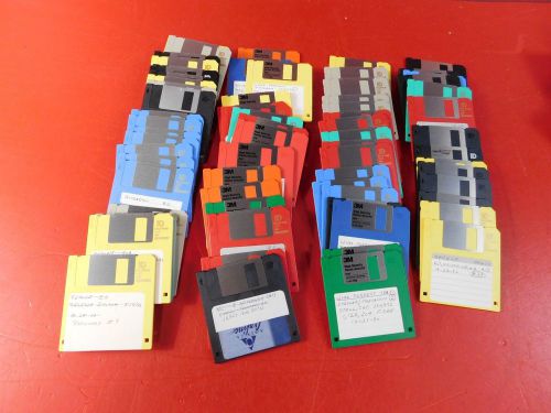 75 USED FLOPPY DISK ASSORTED BRANDS UNCHECKED     (#3365)