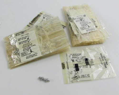 Lot of (25) WPI or Amphenol 17-893 Hardware Jack Socket Kits D-Sub Connector