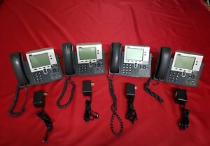 Lot of 4 - Cisco 7940 IP VOIP Phones CP 7940 CP7940 CP-7940G