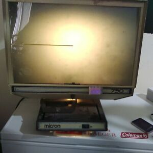microfiche reader micron 790 good condition
