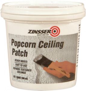 Zinsser Ready-Mixed Popcorn Ceiling Patch, 1-Quart 1 Quart, White