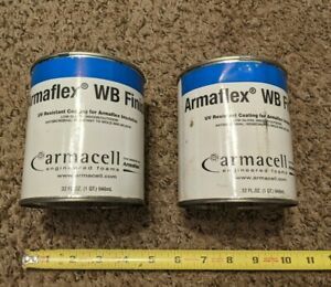 Lot of 2 Armaflex Qt WB Finish UV Mold Mildew Resistant Coating Indoor Outdoor