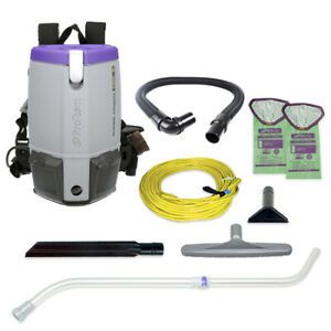 PROTEAM 107307 Backpack Vacuum,6 qt.,Xover Performance Telescoping Wand Tool Kit