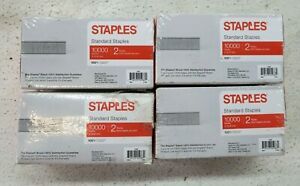 8 Packs Staples Standard Staples 1/4&#034; 40,000 Office Staples Total