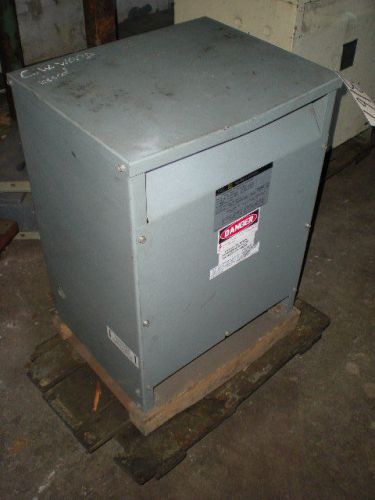 15 KVA Square D Transformer No. 1551H,  Pri 480 Sec 240 (23167)