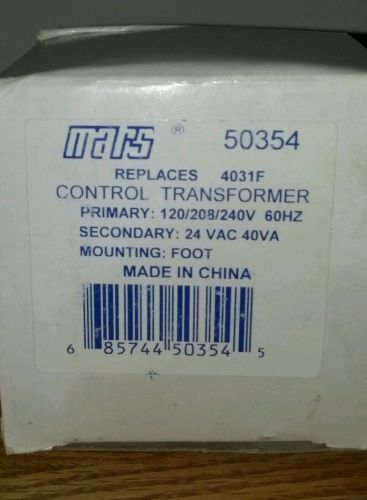 NEW 50354 CONTROL TRANSFORMER