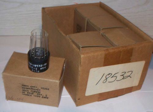 5 vintage military oeco transformer #18532 new nos in original boxes for sale