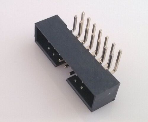 10 pcs 2.0mm 2*7 Pin 14 Pin Right Angle Male Shrouded PCB IDC Socket Box header