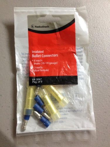 RadioShack Insulated Crimp-On Bullet Connectors (9-Pack)
