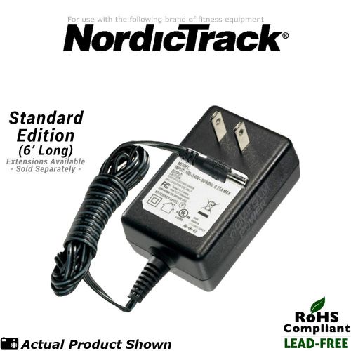 NordicTrack E5 SI, E5 VI &amp; E7 SV Front Drive Elliptical AC Adapter (STND)