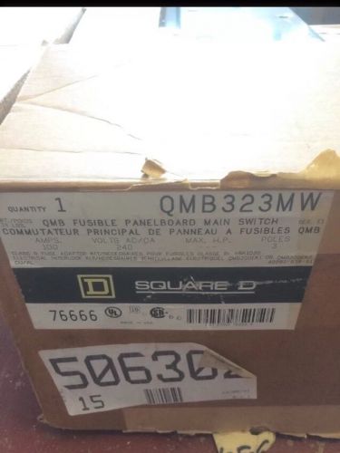New Square D 100 Amp 3P 240V Fusible Panelboard Main Switch