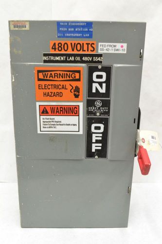 General electric thn3364 non-fusible 200a 600ac 3p disconnect switch b264184 for sale